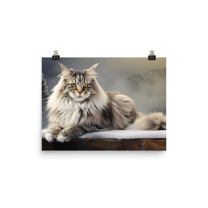 Norwegian Forest Photo paper poster - PosterfyAI.com