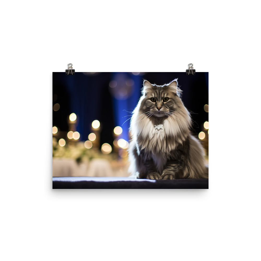 Norwegian Forest Photo paper poster - PosterfyAI.com