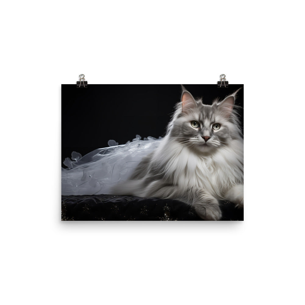 Norwegian Forest Photo paper poster - PosterfyAI.com