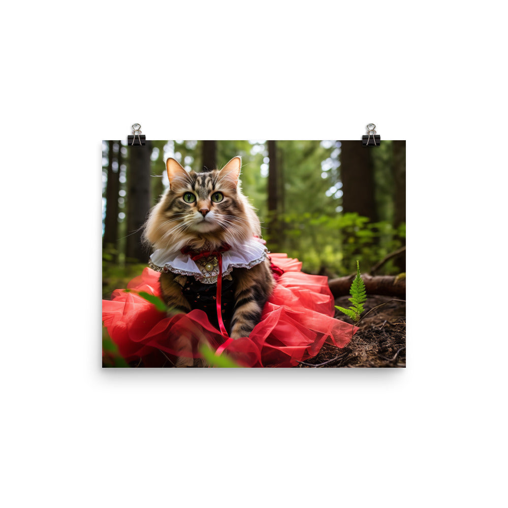 Norwegian Forest Photo paper poster - PosterfyAI.com