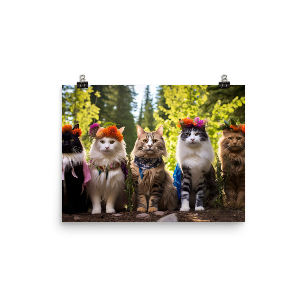 Norwegian Forest Photo paper poster - PosterfyAI.com