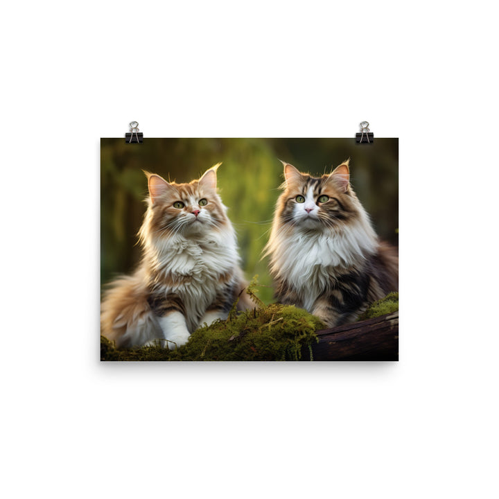 Norwegian Forest Photo paper poster - PosterfyAI.com