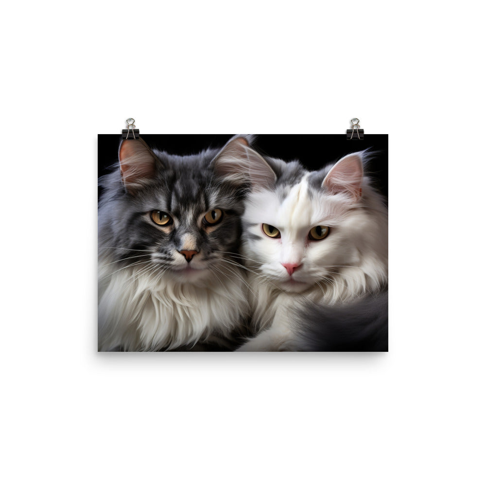 Norwegian Forest Photo paper poster - PosterfyAI.com