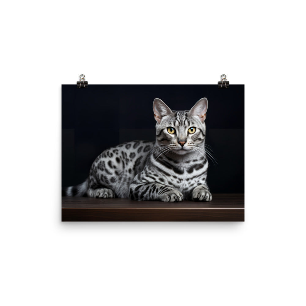 Egyptian Mau Photo paper poster - PosterfyAI.com