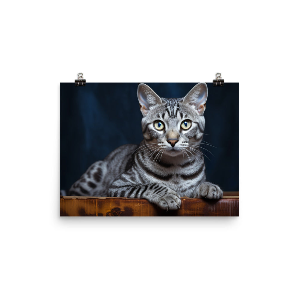 Egyptian Mau Photo paper poster - PosterfyAI.com