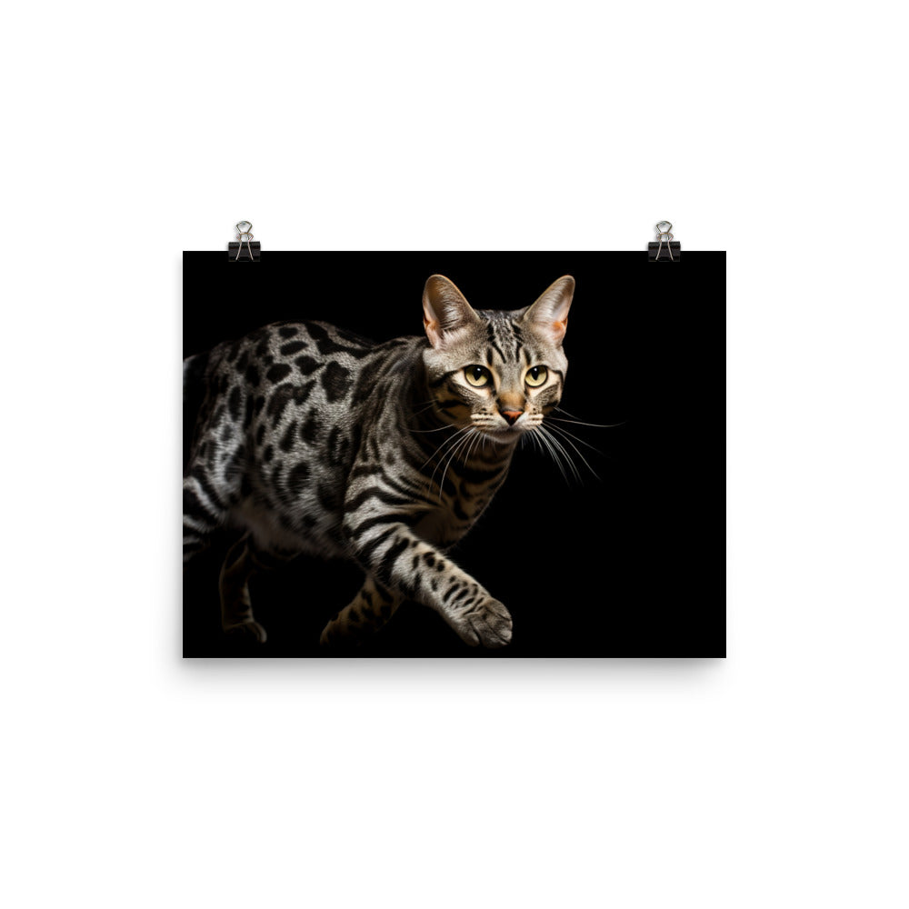 Egyptian Mau Photo paper poster - PosterfyAI.com