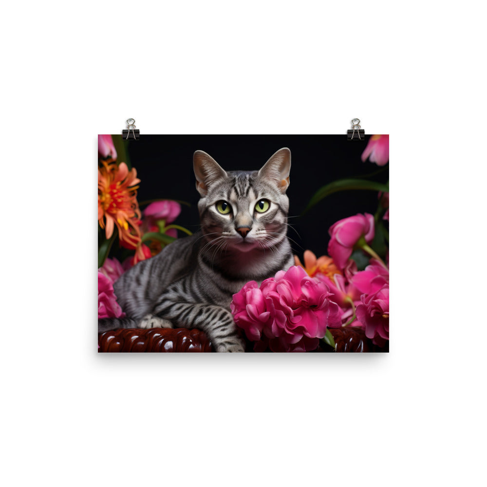 Egyptian Mau Photo paper poster - PosterfyAI.com