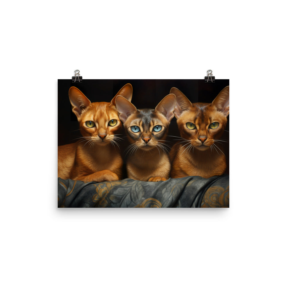 Abyssinian Photo paper poster - PosterfyAI.com
