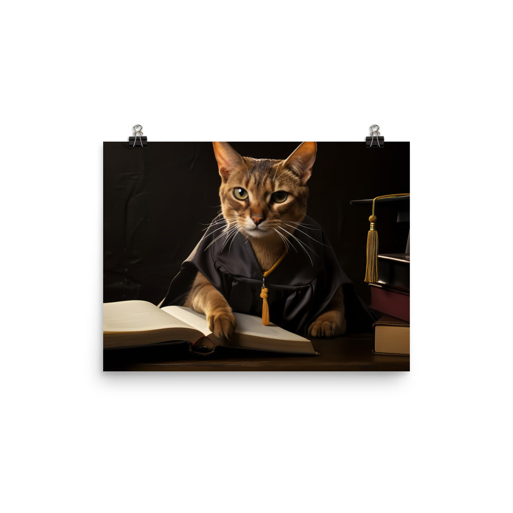 Abyssinian Student Photo paper poster - PosterfyAI.com