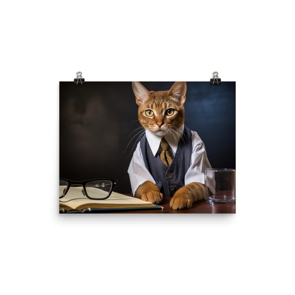 Abyssinian Student Photo paper poster - PosterfyAI.com