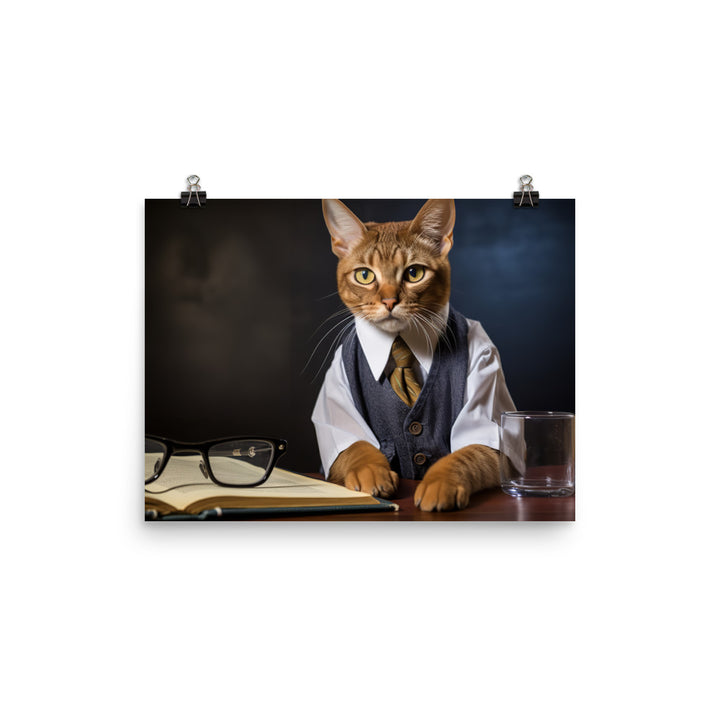 Abyssinian Student Photo paper poster - PosterfyAI.com