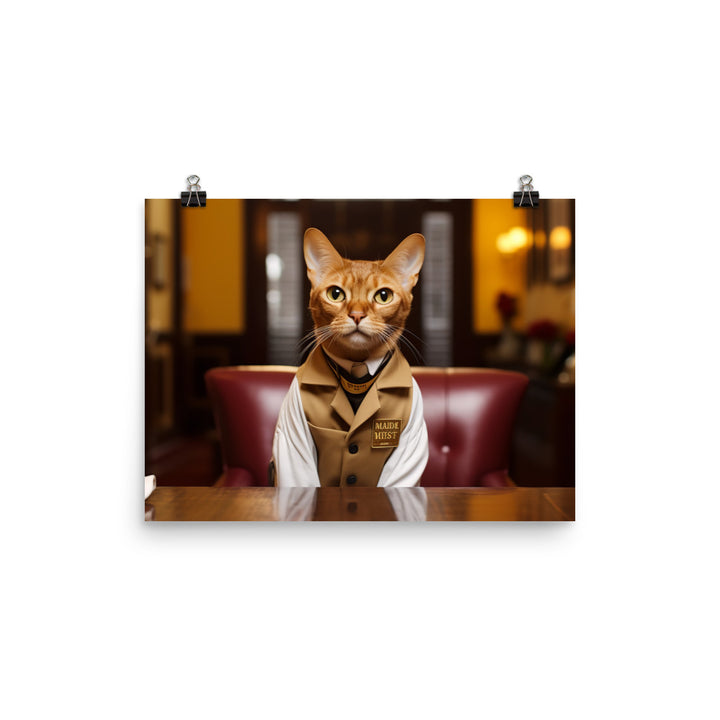Abyssinian Hotel Staff Photo paper poster - PosterfyAI.com