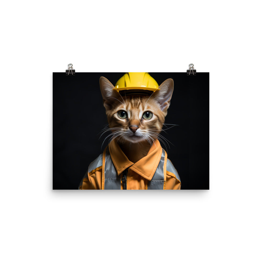 Abyssinian Contractor Photo paper poster - PosterfyAI.com