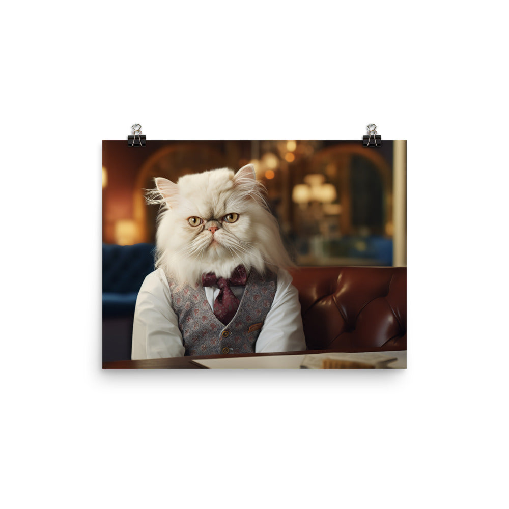 Persian Sales Consultant Photo paper poster - PosterfyAI.com