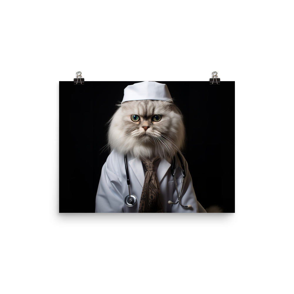 Persian Doctor Photo paper poster - PosterfyAI.com
