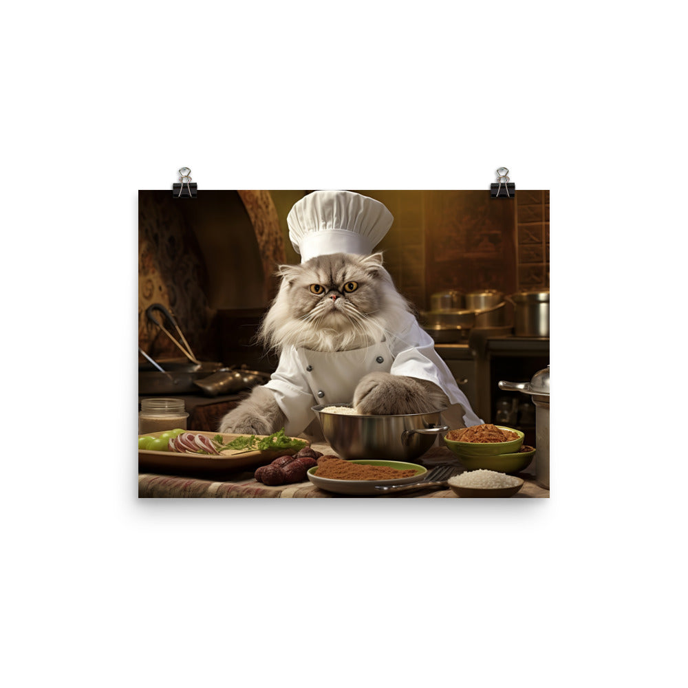 Persian Chef Photo paper poster - PosterfyAI.com