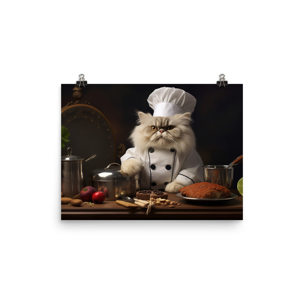 Persian Chef Photo paper poster - PosterfyAI.com