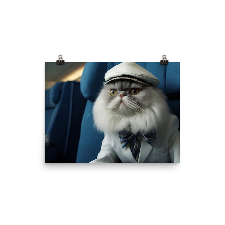 Persian Cabin Crew Photo paper poster - PosterfyAI.com