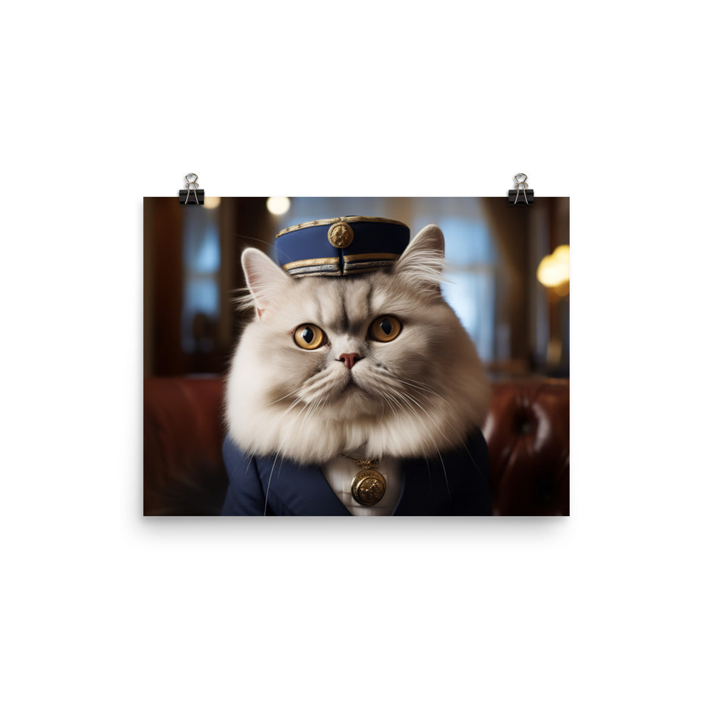 Persian Cabin Crew Photo paper poster - PosterfyAI.com