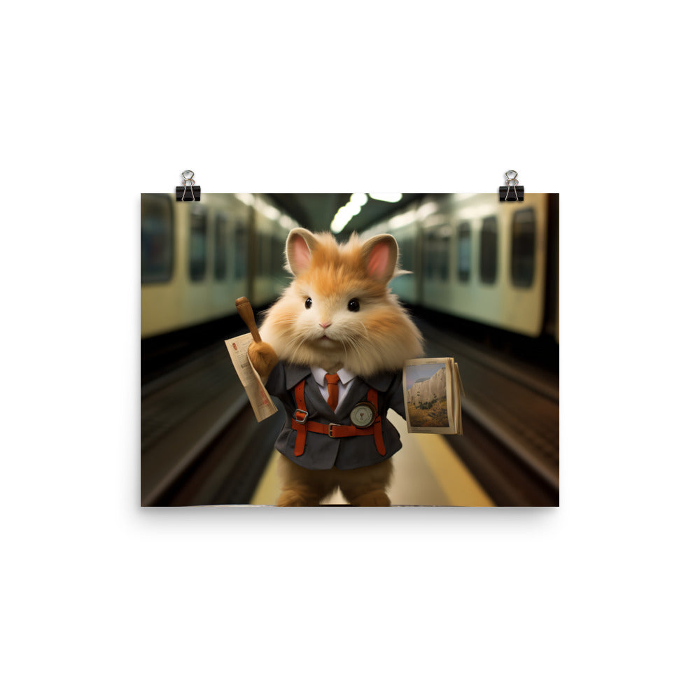 Lionhead Transit Operator Photo paper poster - PosterfyAI.com