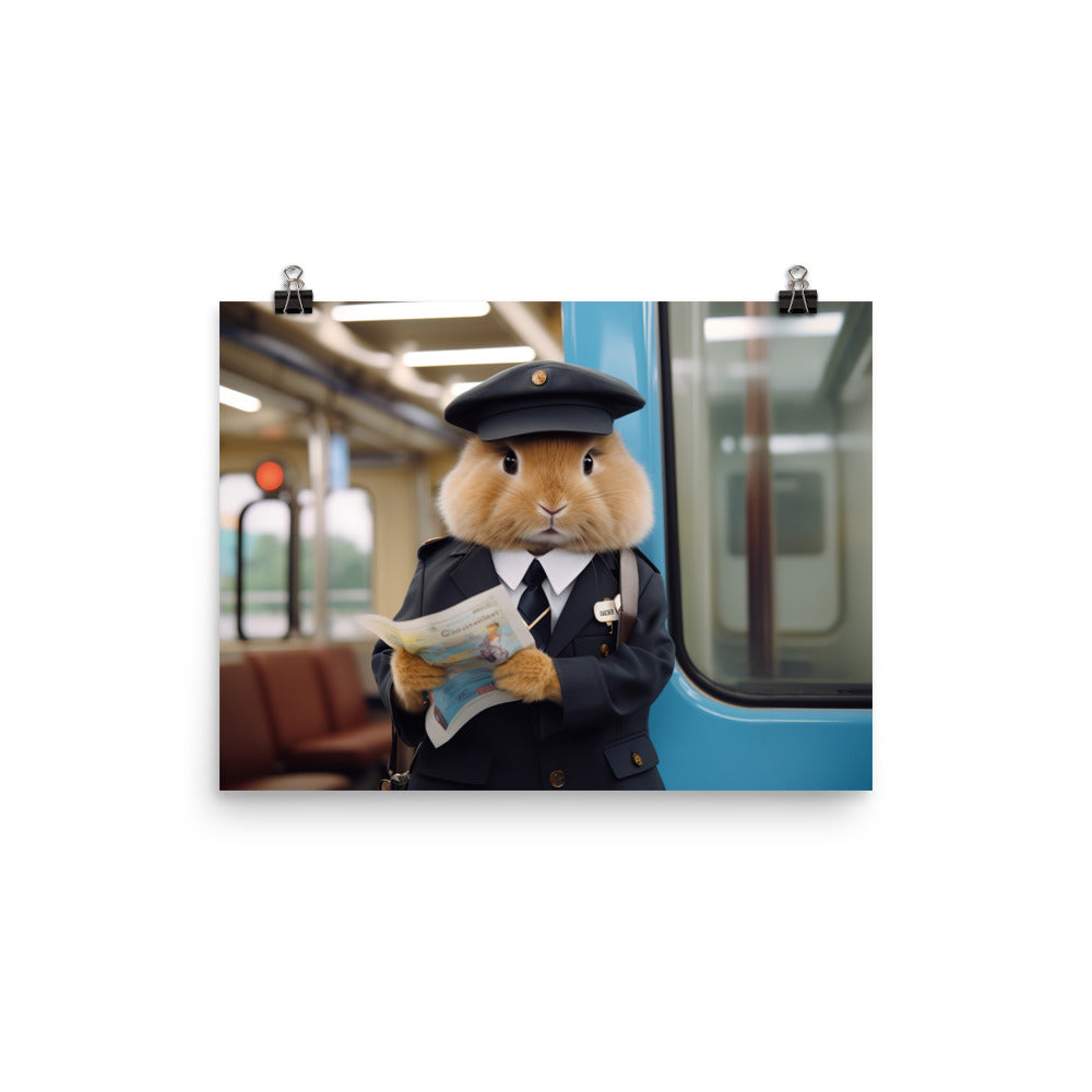 Lionhead Transit Operator Photo paper poster - PosterfyAI.com