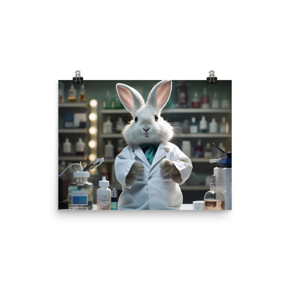 Lionhead Pharmacist Photo paper poster - PosterfyAI.com