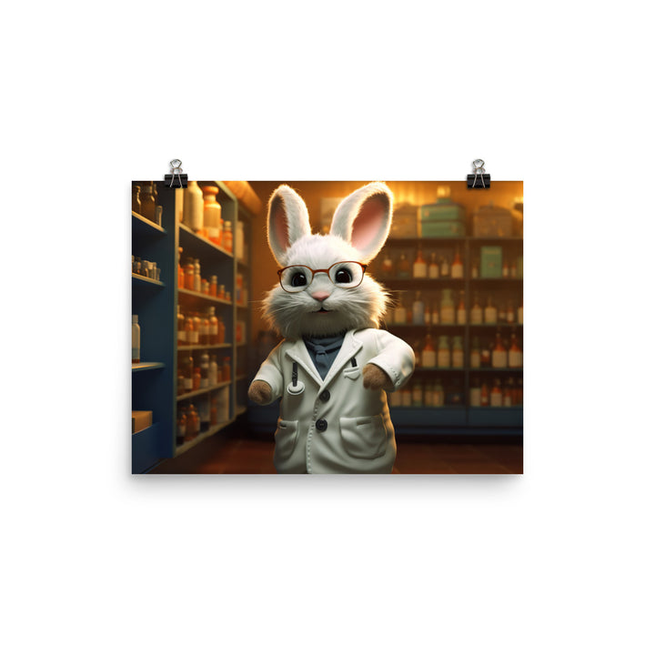Lionhead Pharmacist Photo paper poster - PosterfyAI.com