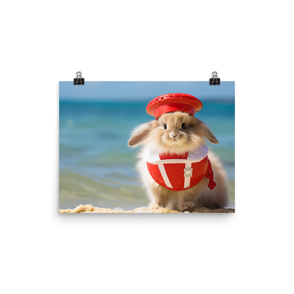 Lionhead Lifeguard Photo paper poster - PosterfyAI.com