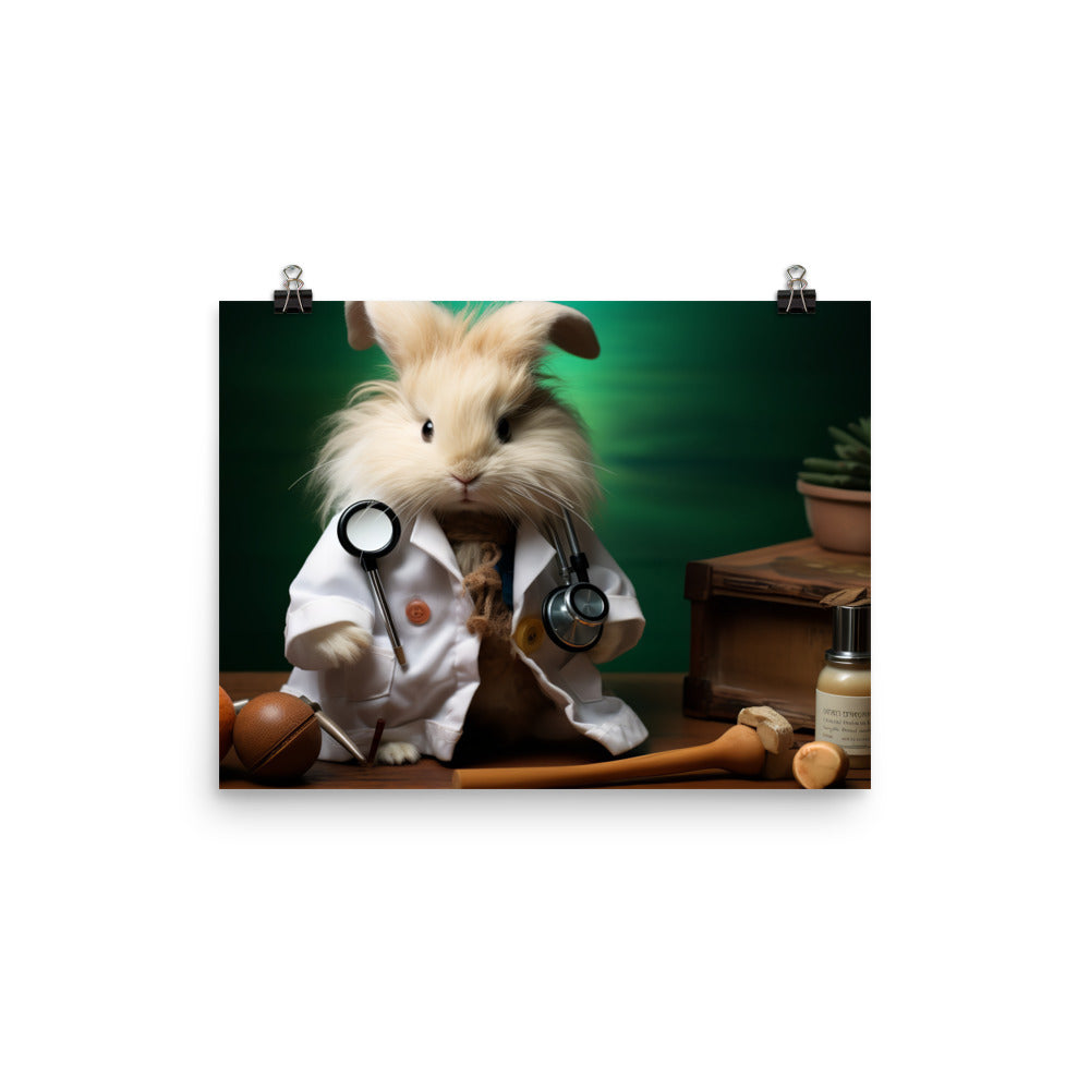 Lionhead Doctor Photo paper poster - PosterfyAI.com