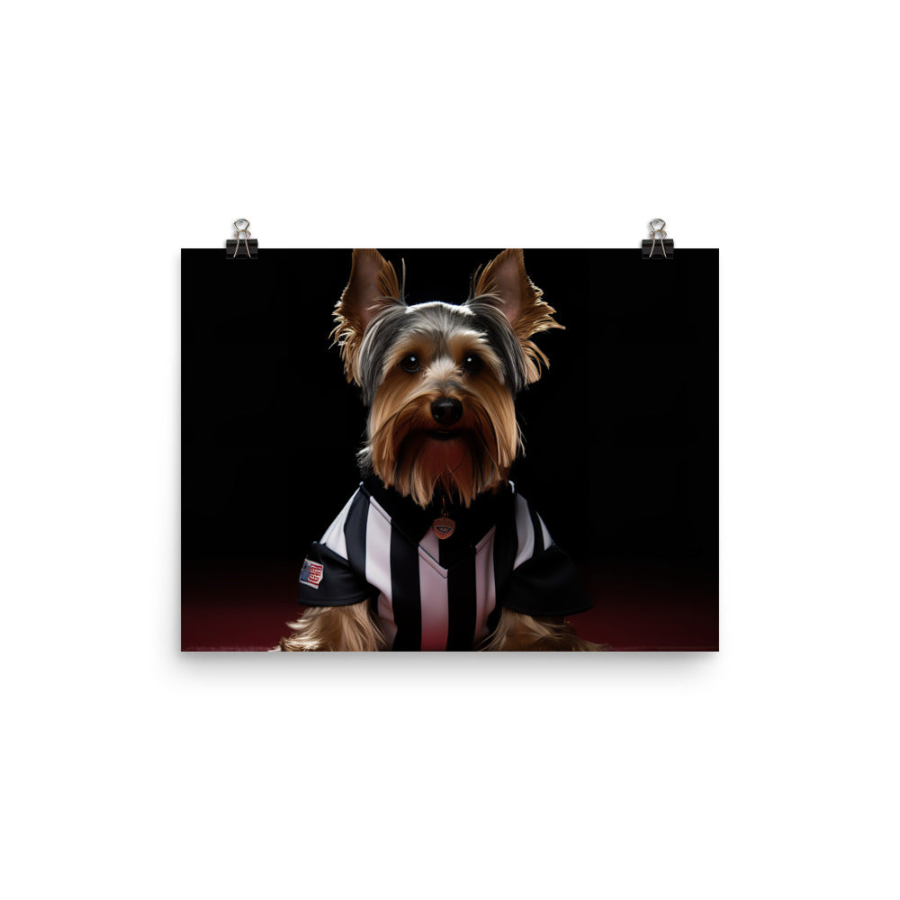 Yorkshire Terrier Referee Photo paper poster - PosterfyAI.com