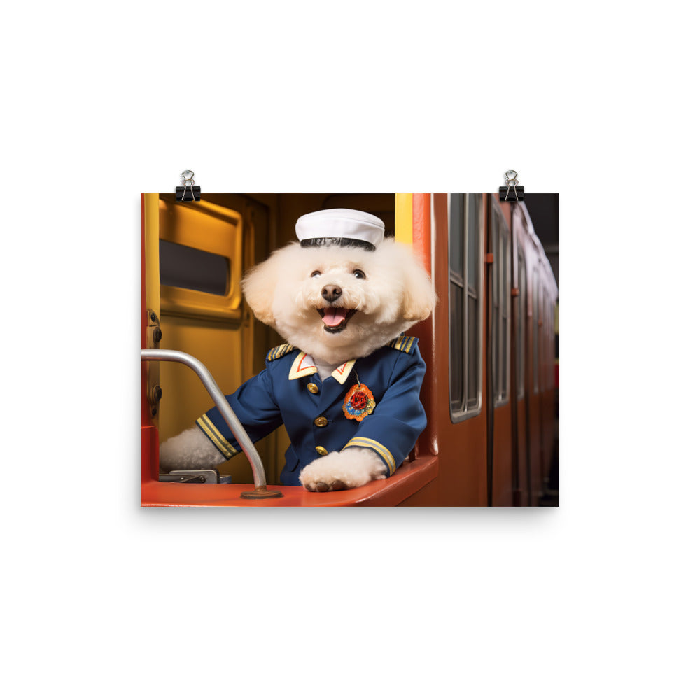 Poodle Transit Operator Photo paper poster - PosterfyAI.com