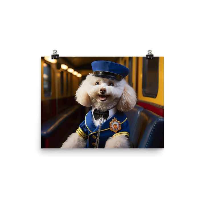 Poodle Transit Operator Photo paper poster - PosterfyAI.com