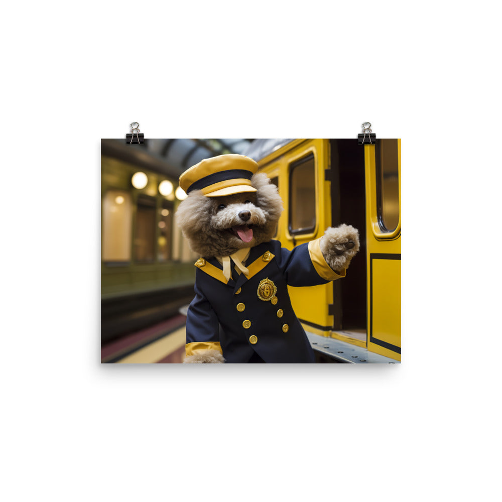 Poodle Transit Operator Photo paper poster - PosterfyAI.com