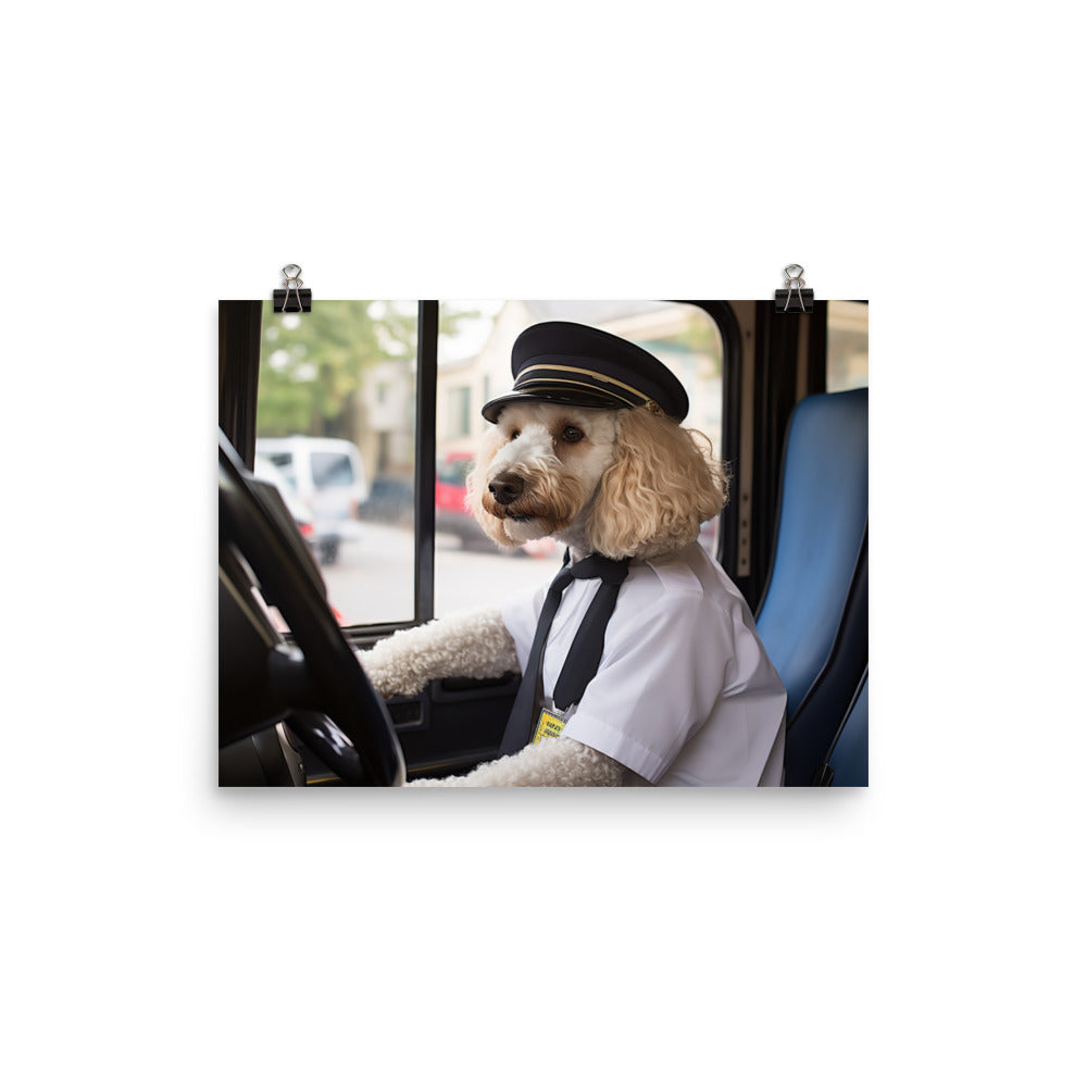 Poodle Transit Operator Photo paper poster - PosterfyAI.com