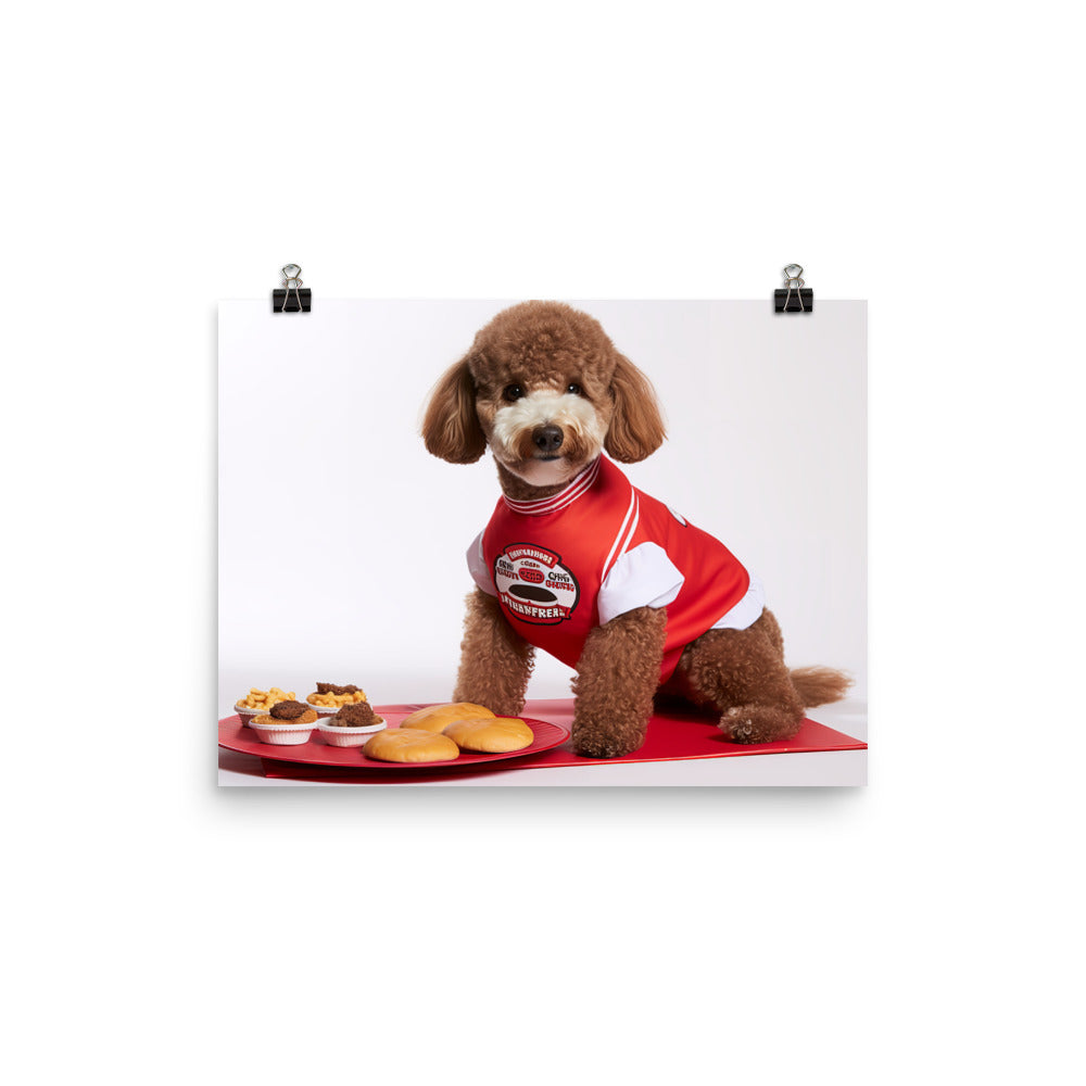 Poodle Fast Food Crew Photo paper poster - PosterfyAI.com