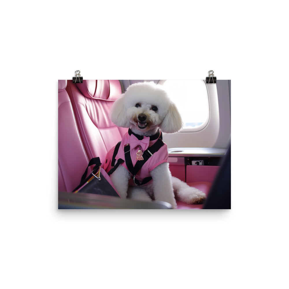 Poodle Cabin Crew Photo paper poster - PosterfyAI.com