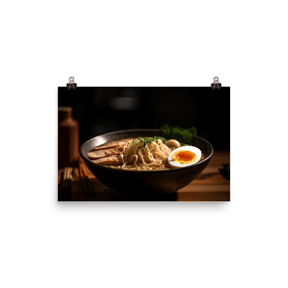 Shoyu Ramen photo paper poster - Posterfy.AI