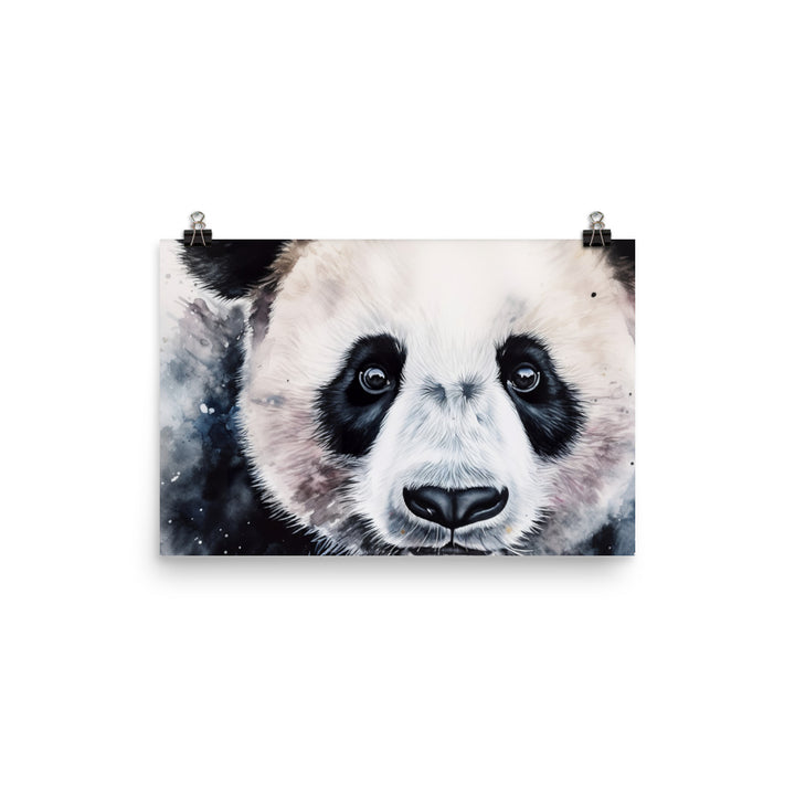 Panda Portrait photo paper poster - Posterfy.AI