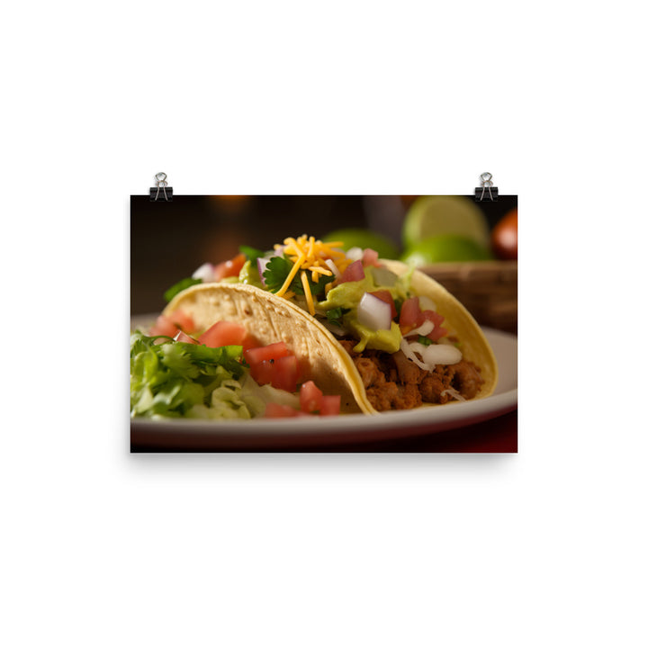 Taco Treat photo paper poster - Posterfy.AI