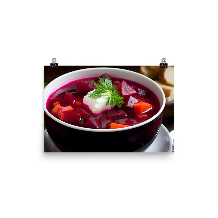 Borscht photo paper poster - Posterfy.AI