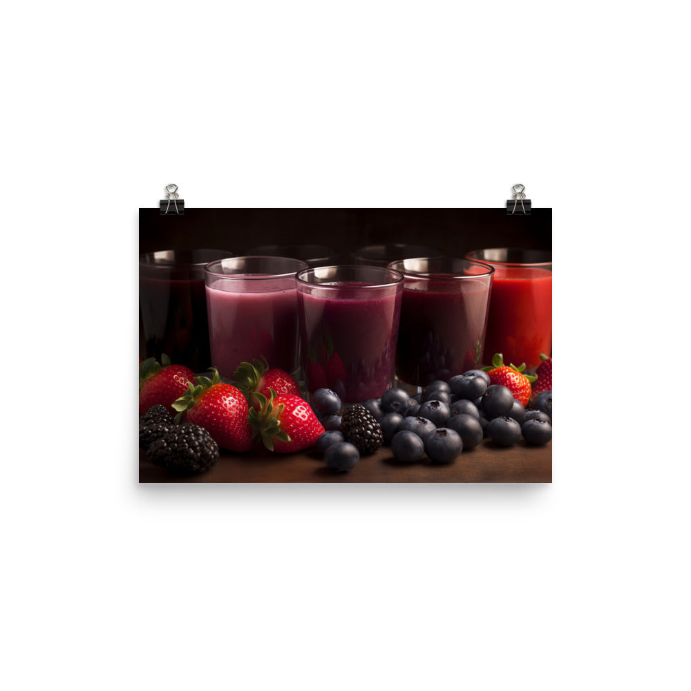 Berry Medley photo paper poster - Posterfy.AI