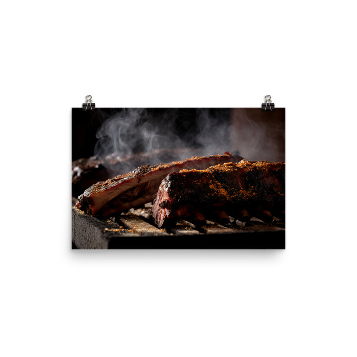 Ultimate Barbecue Ribs photo paper poster - Posterfy.AI