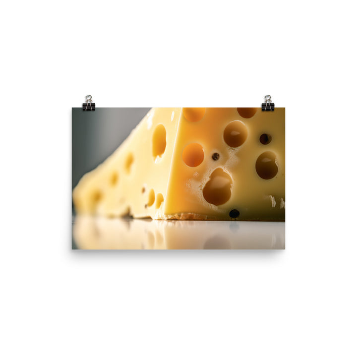 Classic Swiss cheese photo paper poster - Posterfy.AI