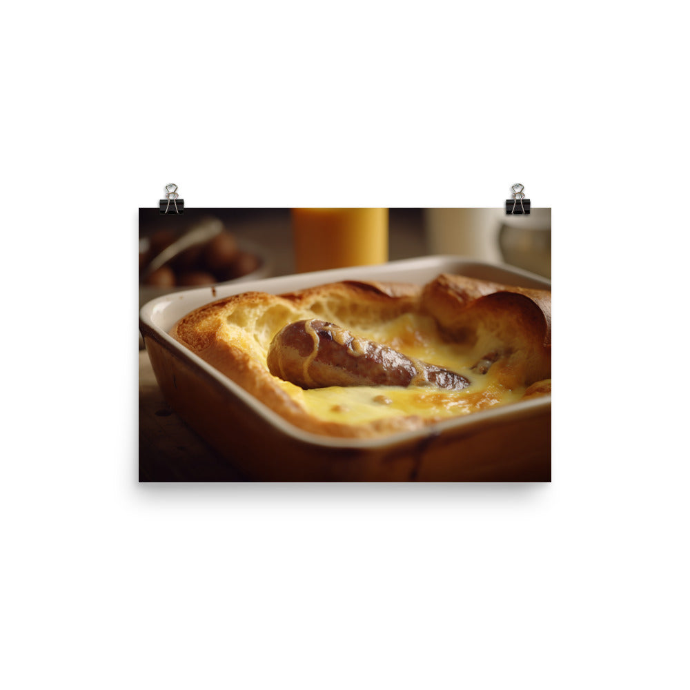 Toad in the Hole photo paper poster - Posterfy.AI