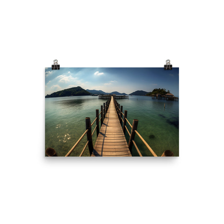 Amanohashidates Bridge to Heaven photo  paper poster - Posterfy.AI