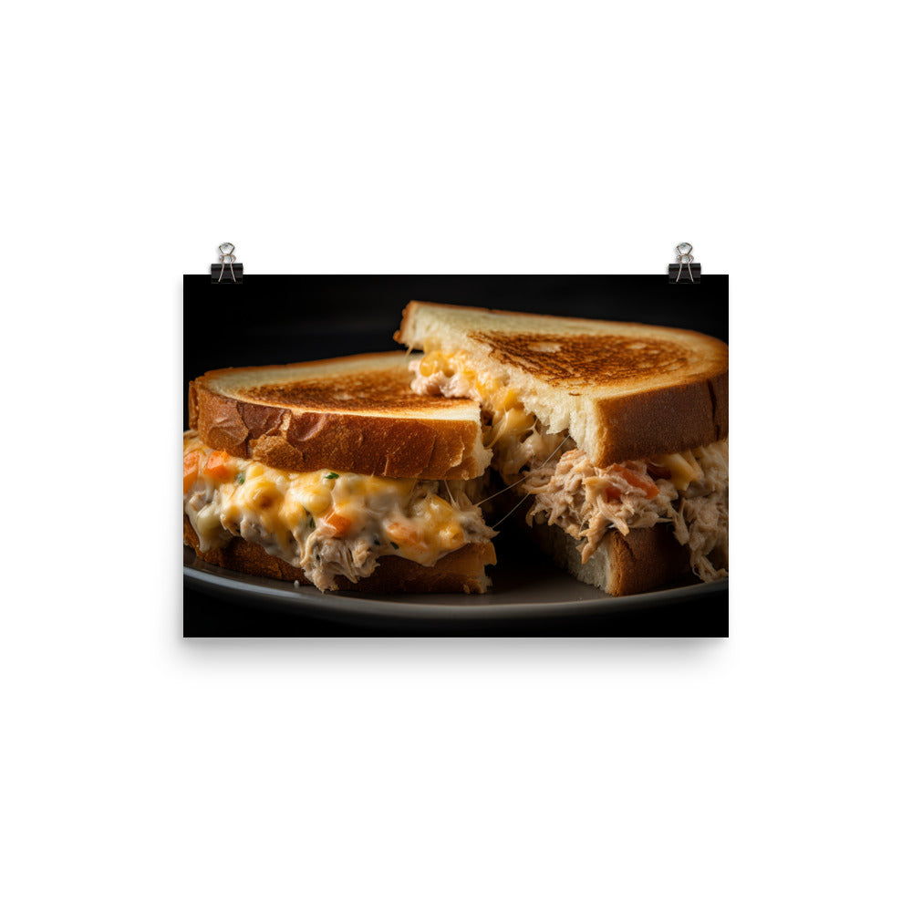 The Ultimate Tuna Melt photo paper poster - Posterfy.AI