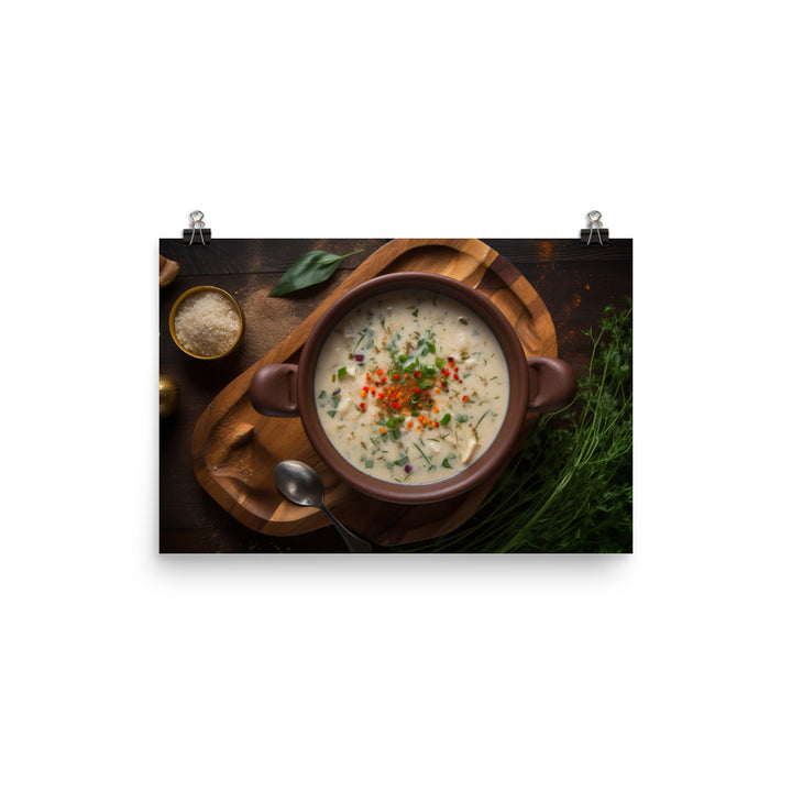 Olympia Oyster Chowder photo paper poster - Posterfy.AI