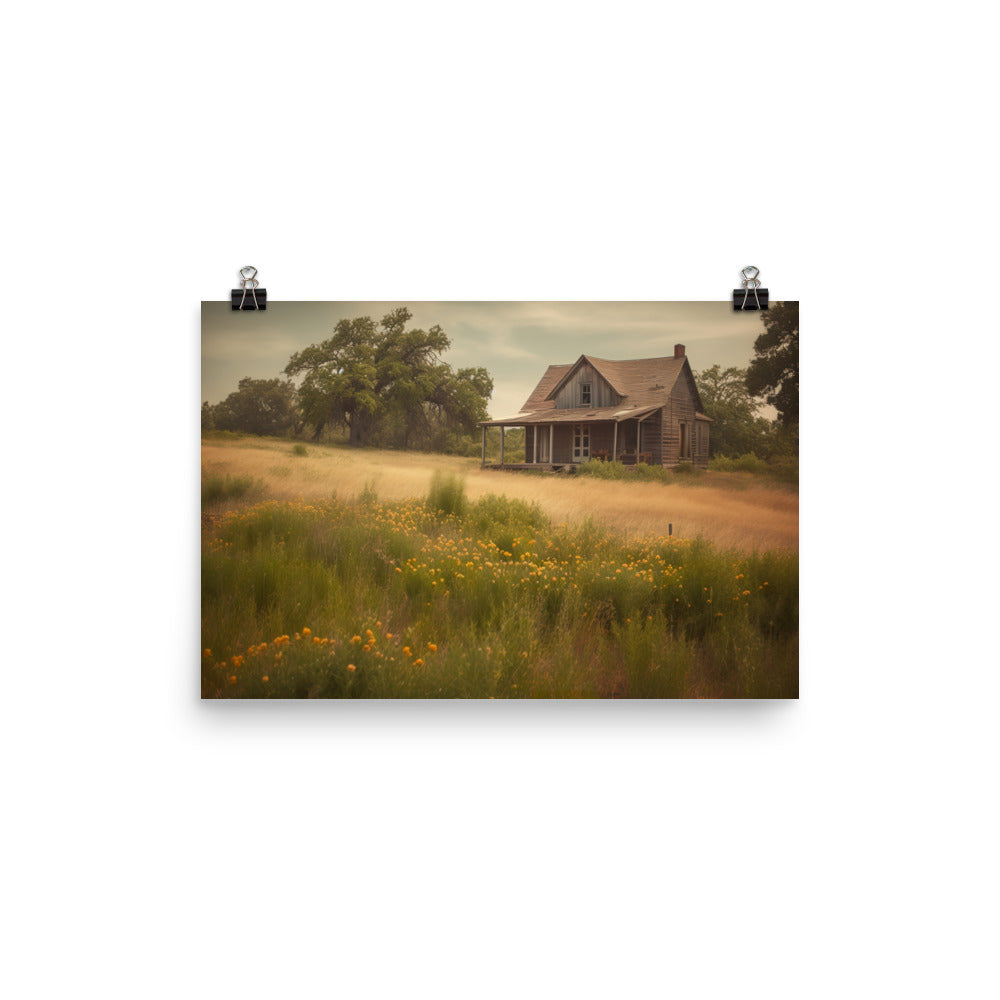 Rustic Retreat photo paper poster - Posterfy.AI