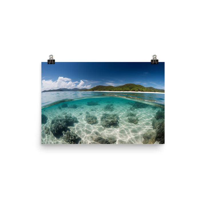 Great Barrier Reef photo paper poster - Posterfy.AI