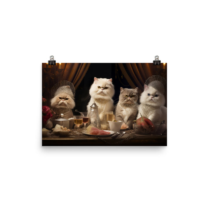 Exotic Shorthair Photo paper poster - PosterfyAI.com